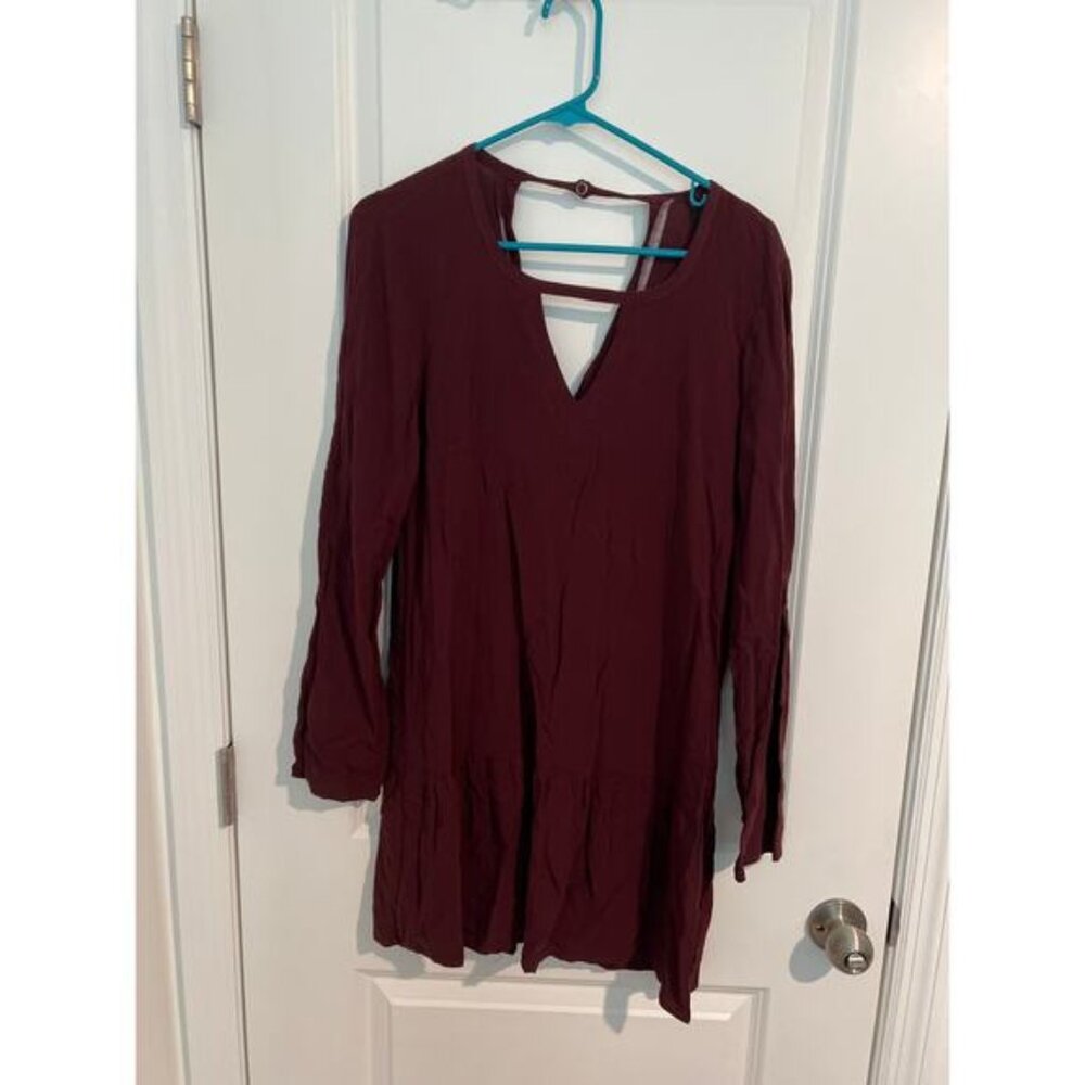 Hurley Juniors’ Cabo Cutout Drop-Waist Dress – Size Medium